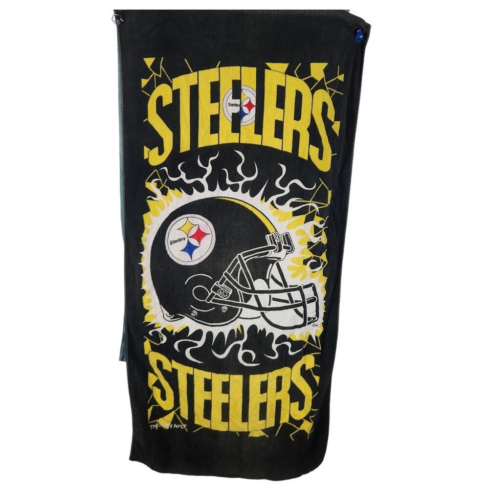 Vintage 1998 Pittsburgh Steelers Beach Towel